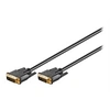 Image de goobay - Câble DVI - liaison double - DVI-I (M) pour DVI-I (M) - 2 m - vis moletées - noir