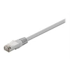 Image de goobay - Cordon de raccordement - RJ-45 (M) pour RJ-45 (M) - 5 m - paire torsadée écrantée (F/UTP) - CAT 5e - moulé, rond, bloqué - gris