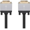 Image de : Câble DVI-D mâle-mâle doré compatible 4K - 5 m
