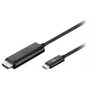 Image de goobay - Câble HDMI - HDMI mâle pour 24 pin USB-C mâle - 1.8 m