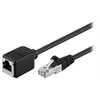 Image de PremiumCord - Câble d'extension de patch - RJ-45 (F) pour RJ-45 (M) - 1 m - paire torsadée écrantée (F/UTP) - CAT 5e - moulé, rond, sans crochet,