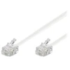 Image de MicroConnect câble de téléphone - 3 m - blanc
