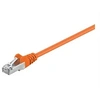 Image de goobay - Câble réseau - RJ-45 (M) pour RJ-45 (M) - 3 m - paire torsadée écrantée (F/UTP) - CAT 5e - moulé - orange