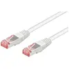 Image de goobay - Câble réseau - RJ-45 (M) pour RJ-45 (M) - 5 m - pairs in metal foil (PiMF) - CAT 6 - sans halogène, moulé - blanc