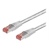 Image de goobay - Câble réseau - RJ-45 (M) pour RJ-45 (M) - 5 m - pairs in metal foil (PiMF) - CAT 6 - sans halogène, moulé - transparent