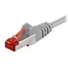 Image de goobay - Câble réseau - RJ-45 (M) pour RJ-45 (M) - 50 cm - pairs in metal foil (PiMF) - CAT 6 - moulé, sans crochet - gris