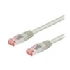 Image de goobay - Câble réseau - RJ-45 (M) pour RJ-45 (M) - 5 m - pairs in metal foil (PiMF) - CAT 6 - moulé - gris