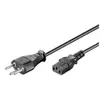 Image de Cordon dalimentation wentronic (suisse bouchon pour prise iec) 2 m noir