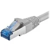 Image de goobay - Câble réseau - RJ-45 (M) pour RJ-45 (M) - 1 m - SFTP, PiMF - CAT 6a - sans halogène, moulé, sans crochet - gris