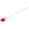 Image de goobay - Cordon de raccordement - RJ-45 (M) pour RJ-45 (M) - 50 cm - UTP - CAT 6 - moulé, sans crochet - blanc