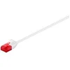 Image de goobay - Cordon de raccordement - RJ-45 (M) pour RJ-45 (M) - 2 m - UTP - CAT 6 - moulé, sans crochet - blanc