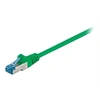 Image de goobay - Câble réseau - RJ-45 (M) pour RJ-45 (M) - 2 m - SFTP, PiMF - CAT 6a - sans halogène, moulé - vert
