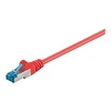 Image de goobay - Câble réseau - RJ-45 (M) pour RJ-45 (M) - 2 m - SFTP, PiMF - CAT 6a - sans halogène, moulé, sans crochet - rouge