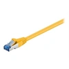 Image de goobay - Cordon de raccordement - RJ-45 (M) pour RJ-45 (M) - 3 m - SFTP, PiMF - CAT 6a - sans halogène, moulé - jaune
