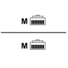 Image de goobay - Câble réseau - RJ-45 (M) pour RJ-45 (M) - 3 m - SFTP, PiMF - CAT 6a - sans halogène, moulé - rouge