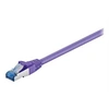 Image de goobay - Câble réseau - RJ-45 (M) pour RJ-45 (M) - 5 m - SFTP, PiMF - CAT 6a - sans halogène, moulé, sans crochet - violet