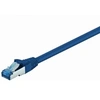 Image de goobay - Câble réseau - RJ-45 (M) pour RJ-45 (M) - 7.5 m - SFTP, PiMF - CAT 6a - sans halogène, moulé, sans crochet - bleu