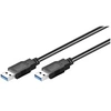 Image de - Câble USB - USB type A (M) pour USB type A (M) - USB 3.0 - 1.8 m - noir