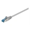 Image de goobay - Cordon de raccordement - RJ-45 (M) pour RJ-45 (M) - 15 m - SFTP, PiMF - CAT 6a - sans halogène, moulé - gris