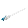 Image de goobay - Cordon de raccordement - RJ-45 (M) pour RJ-45 (M) - 25 cm - SFTP, PiMF - CAT 6a - sans halogène, moulé, sans crochet - blanc