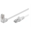 Image de goobay - Cordon de raccordement - RJ-45 (M) pour RJ-45 (M) - 3 m - paire torsadée écrantée (F/UTP) - CAT 5e - moulé, sans crochet, connecteur à 90 °