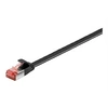 Image de goobay - Câble réseau - RJ-45 (M) pour RJ-45 (M) - 20 m - U/FTP, PiMF - CAT 6 - moulé, sans crochet, plat - noir