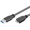 Image de câble usb 3.0 fiche a fiche micro b 1,8m noir