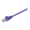 Image de goobay - Câble réseau - RJ-45 (M) pour RJ-45 (M) - 15 m - UTP - CAT 5e - moulé, sans crochet - violet