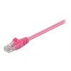 Image de goobay - Câble réseau - RJ-45 (M) pour RJ-45 (M) - 3 m - UTP - CAT 5e - moulé, sans crochet - magenta