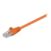 Image de goobay - Cordon de raccordement - RJ-45 (M) pour RJ-45 (M) - 7.5 m - UTP - CAT 5e - moulé, sans crochet - orange