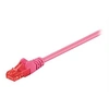 Image de goobay - Cordon de raccordement - RJ-45 (M) pour RJ-45 (M) - 20 m - UTP - CAT 6 - moulé, sans crochet - magenta