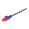 Image de goobay - Cordon de raccordement - RJ-45 (M) pour RJ-45 (M) - 20 m - UTP - CAT 6 - moulé, sans crochet - violet