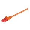 Image de goobay - Cordon de raccordement - RJ-45 (M) pour RJ-45 (M) - 7.5 m - UTP - CAT 6 - moulé, sans crochet - orange