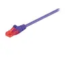 Image de goobay - Cordon de raccordement - RJ-45 (M) pour RJ-45 (M) - 7.5 m - UTP - CAT 6 - moulé, sans crochet - violet