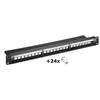 Image de Panneau de brassage Cat.6, 24 ports UTP Snap-In
