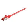 Image de goobay - Câble réseau - RJ-45 (M) pour RJ-45 (M) - 3 m - SFTP, PiMF - CAT 6 - moulé - rouge