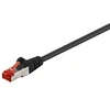 Image de goobay - Câble réseau - RJ-45 (M) pour RJ-45 (M) - 3 m - SFTP, PiMF - CAT 6 - moulé - noir