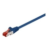 Image de goobay - Câble réseau - RJ-45 (M) pour RJ-45 (M) - 1.5 m - SFTP, PiMF - CAT 6 - sans halogène, moulé - bleu