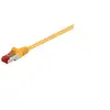 Image de goobay - Câble réseau - RJ-45 (M) pour RJ-45 (M) - 1.5 m - SFTP, PiMF - CAT 6 - sans halogène, moulé, sans crochet - jaune