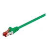 Image de goobay - Câble réseau - RJ-45 (M) pour RJ-45 (M) - 1.5 m - SFTP, PiMF - CAT 6 - sans halogène, moulé, sans crochet - vert