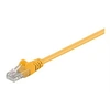 Image de goobay - Cordon de raccordement - RJ-45 (M) pour RJ-45 (M) - 1.5 m - UTP - CAT 6 - moulé - jaune