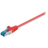 Image de goobay - Câble réseau - RJ-45 (M) pour RJ-45 (M) - 1.5 m - SFTP, PiMF - CAT 6a - sans halogène, moulé, sans crochet - rouge