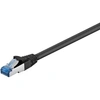Image de goobay - Câble réseau - RJ-45 (M) pour RJ-45 (M) - 1.5 m - SFTP, PiMF - CAT 6a - sans halogène, moulé - noir