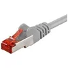 Image de goobay - Câble réseau - RJ-45 (M) pour RJ-45 (M) - 25 m - SFTP - CAT 6 - moulé, sans crochet - gris