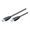 Image de goobay - Câble USB - USB type A (M) pour USB type A (M) - USB 3.0 - 50 cm - noir