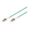 Image de goobay - Câble réseau - LC multi-mode (M) pour LC multi-mode (M) - 1 m - fibre optique - 50 / 125 microns - OM3 - sans halogène - turquoise