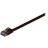 Image de - Cordon de raccordement - RJ-45 (M) pour RJ-45 (M) - 5 m - UTP - CAT 6 - moulé, plat - brun