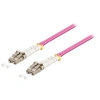 Image de goobay - Câble réseau - LC multi-mode (M) pour LC multi-mode (M) - 5 m - fibre optique - 50 / 125 microns - OM4 - sans halogène - violet