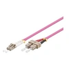 Image de goobay - Câble réseau - SC multi-mode (M) pour LC multi-mode (M) - 5 m - fibre optique - 50 / 125 microns - OM4 - sans halogène - violet