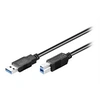 Image de goobay - Câble USB - USB Type B (P) pour USB type A (P) - USB 3.0 - 5 m - noir